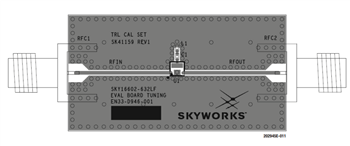 Application Circuit Diagram - Skyworks Solutions Inc. SKY16602-632LF-EVB Evaluation Board
